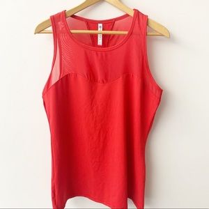 Fabletics Red Workout Tank Top